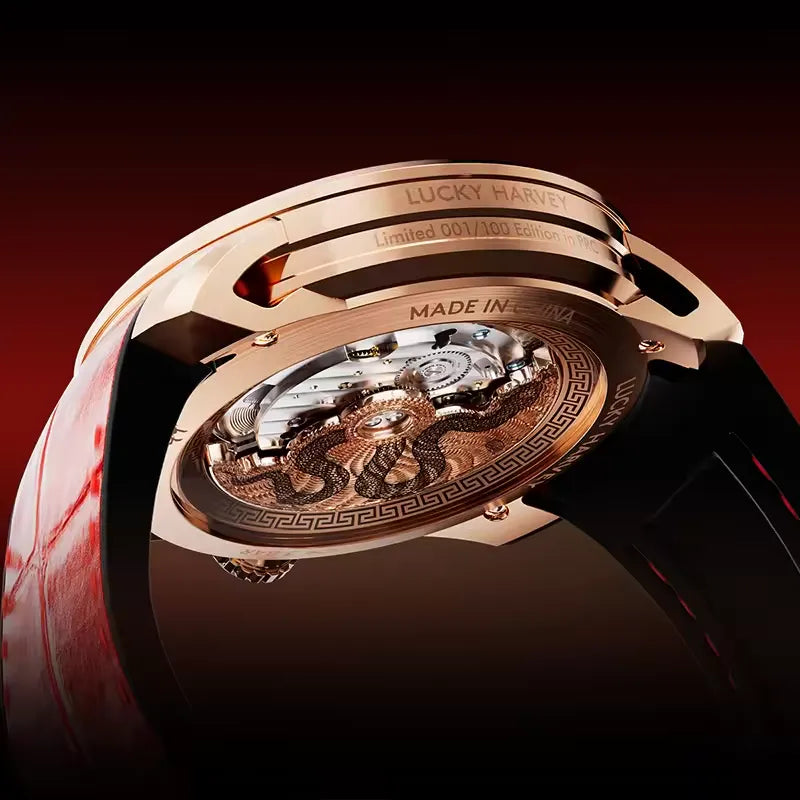 Lucky Harvey Serpent Kinetic Automatic Mechanical Watch