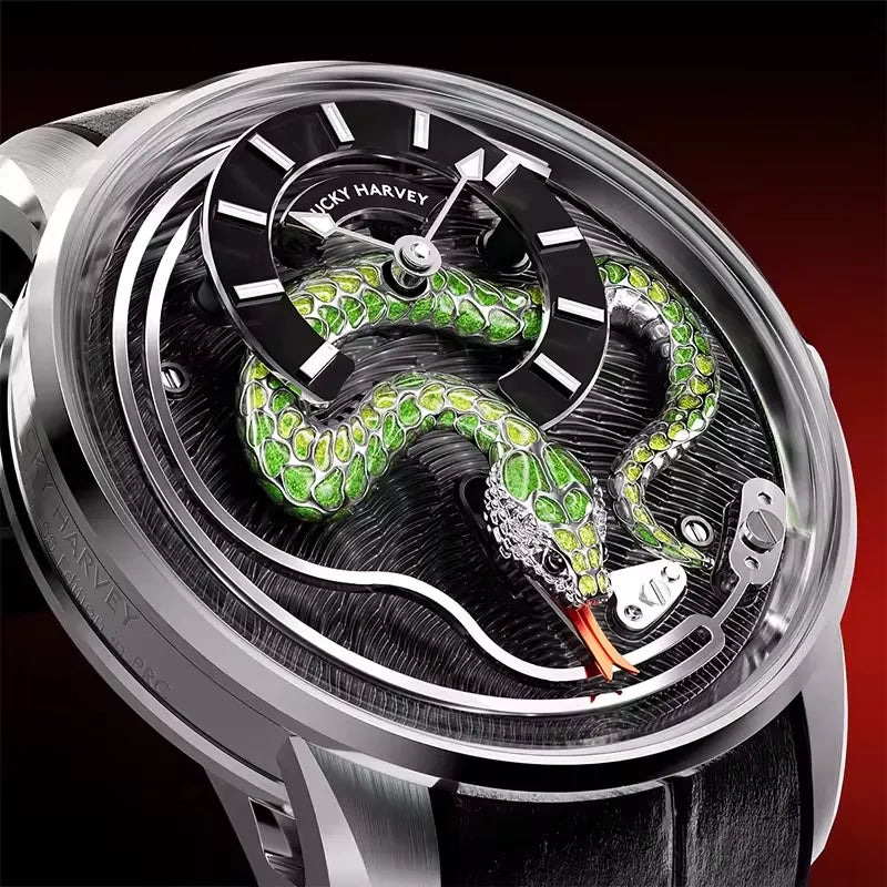 Lucky Harvey Serpent Kinetic Automatic Mechanical Watch
