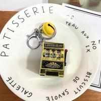 High-Roller Slot Machine Keychain