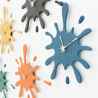 Chroma Splash Paint Splatter Wall Clock