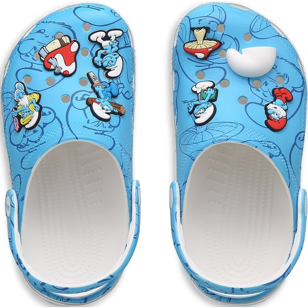 Smurfs Mushroom Village Clogs
