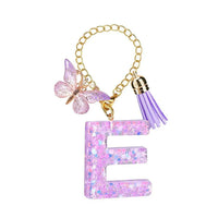 Butterfly Liquid Luxe Letter Charm