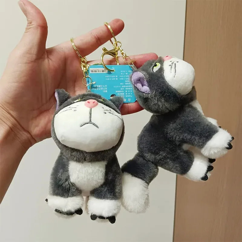 Lucifer Cat Grim Attitude Keychain