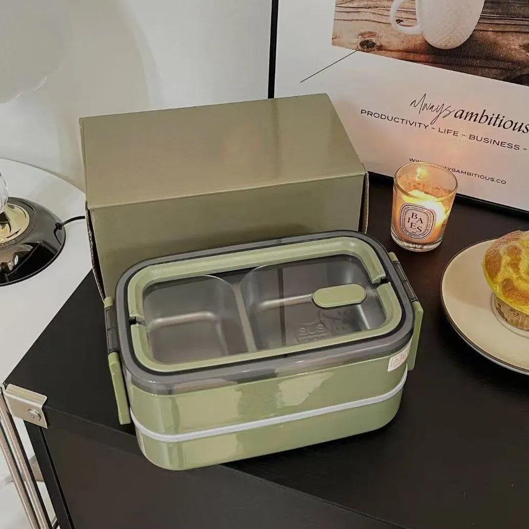 THERMOS Green Commander Lunch Box