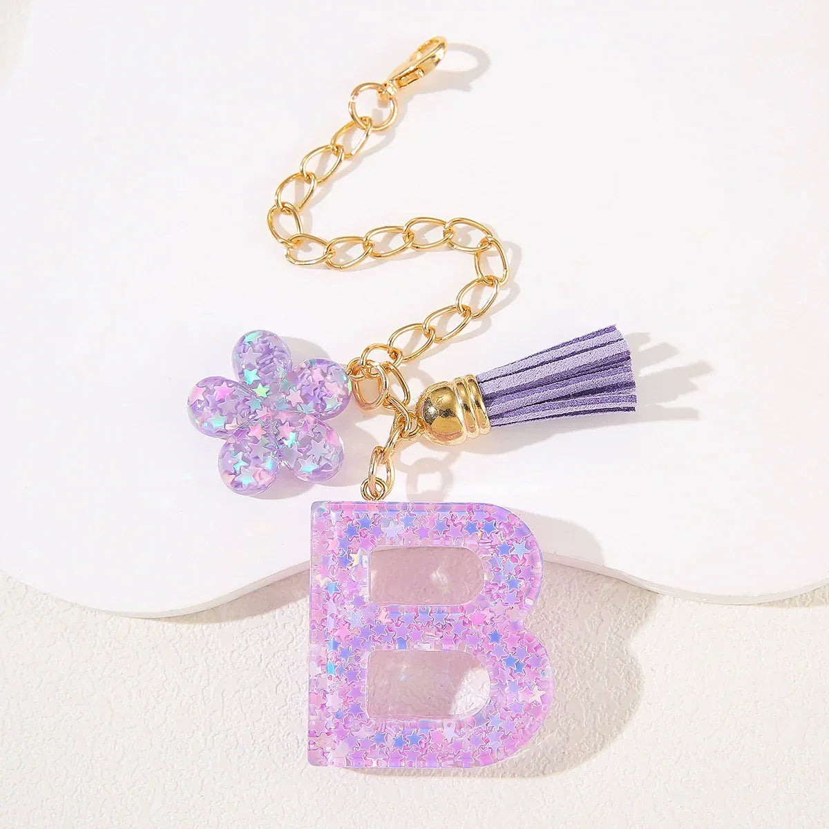 Butterfly Liquid Luxe Letter Charm