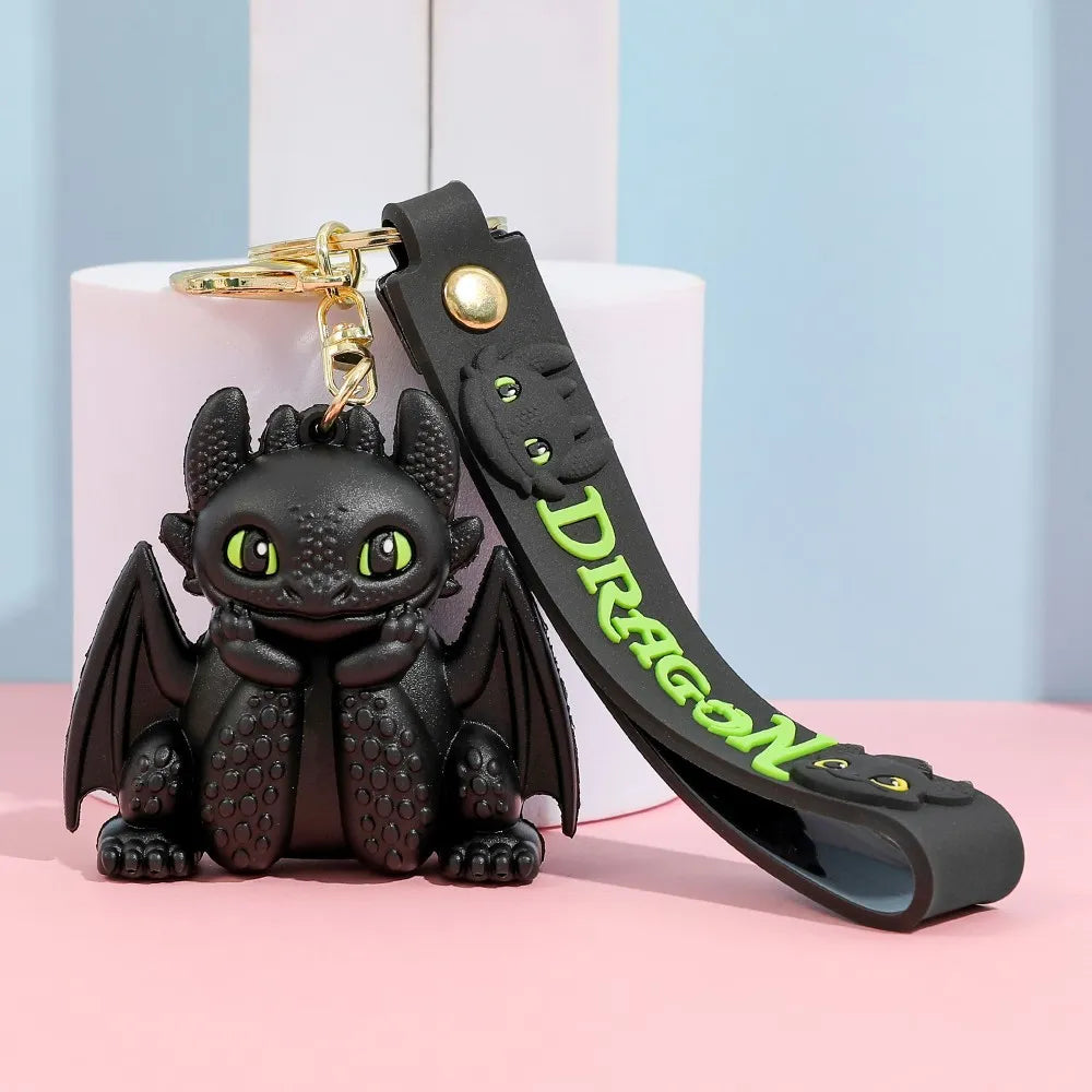 Toothless & Light Fury Elite Dragon Keychains