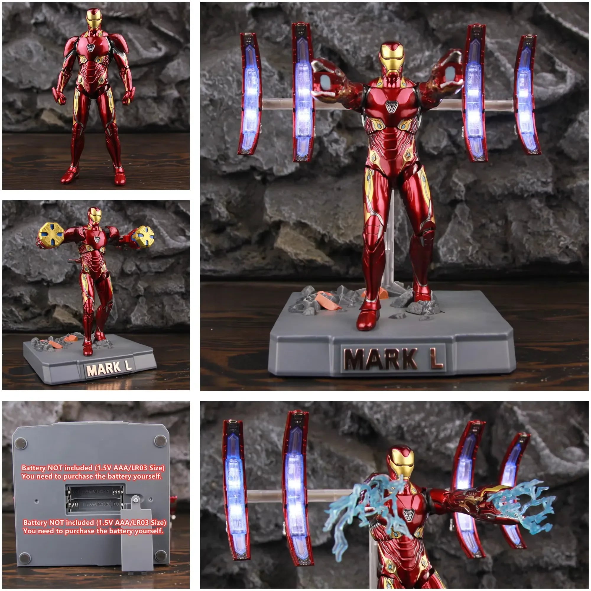 ZD Toys Iron Man MK50 Nano Tech Action Figure