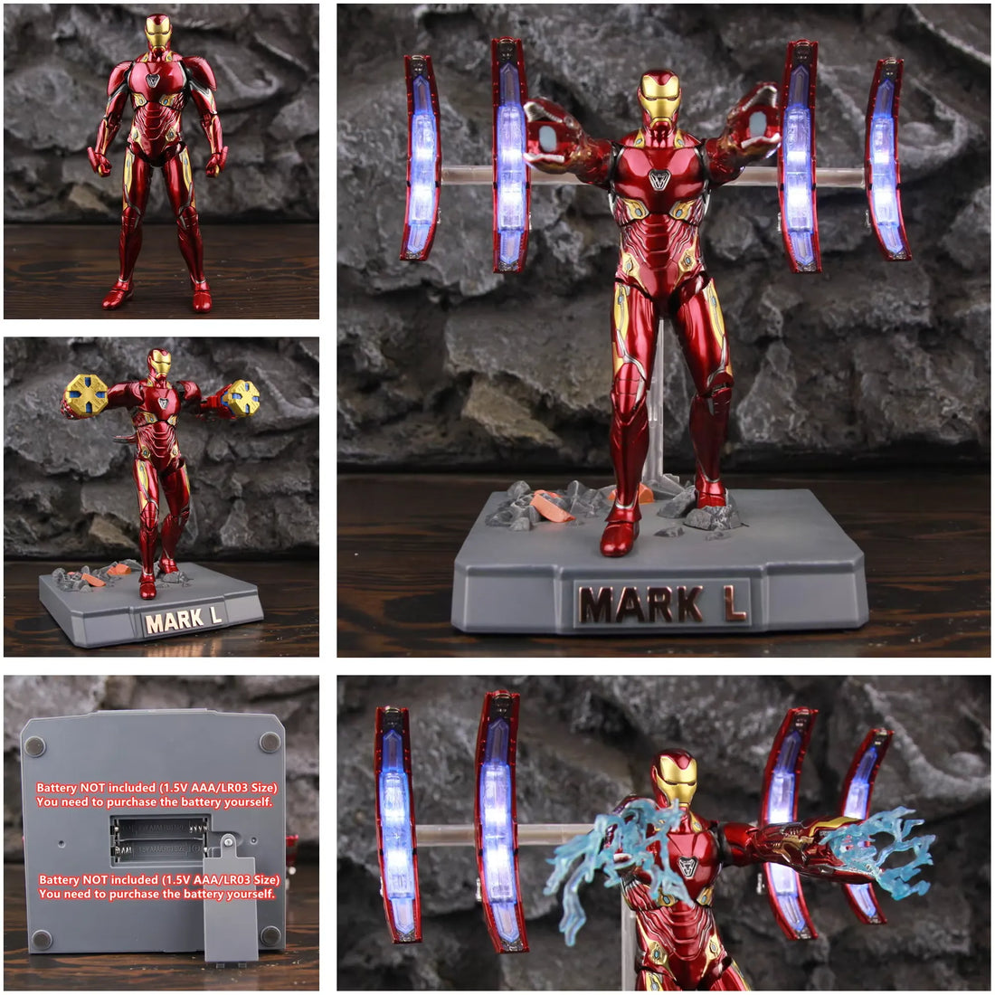 ZD Toys Iron Man MK50 Nano Tech Action Figure