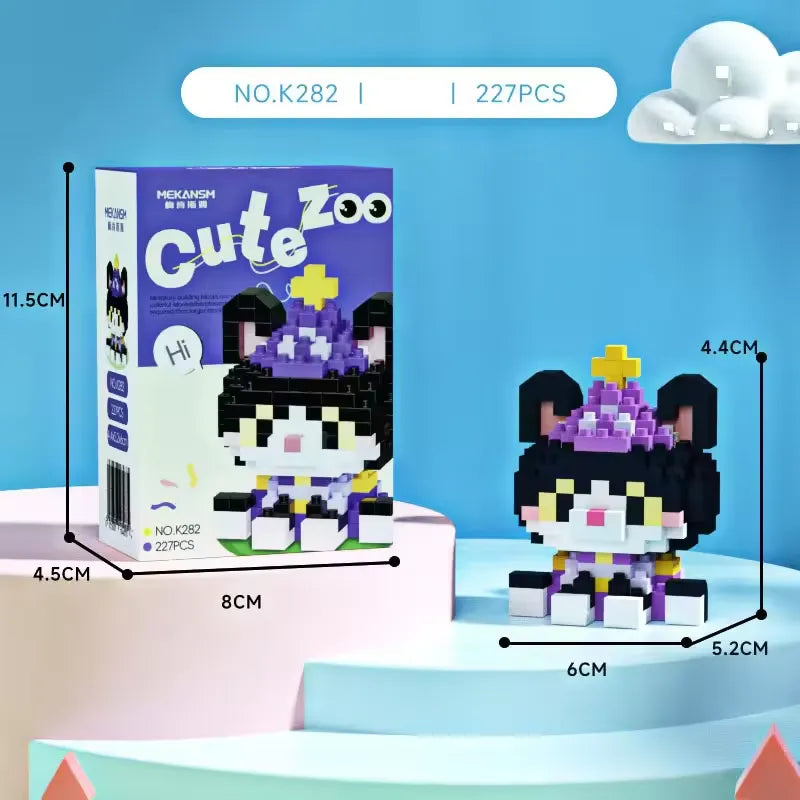 Cute Zoo Micro Building Blocks