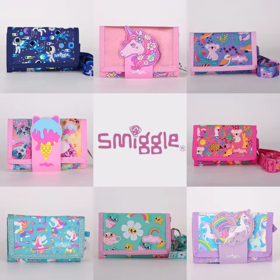Smiggle All Stars Tri-Fold Wallet