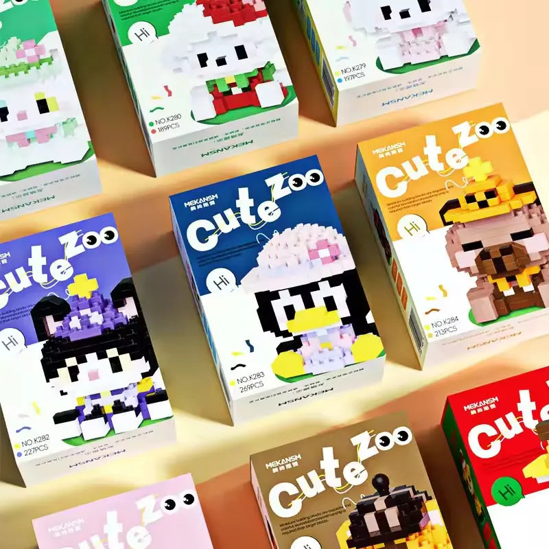 Cute Zoo Micro Building Blocks