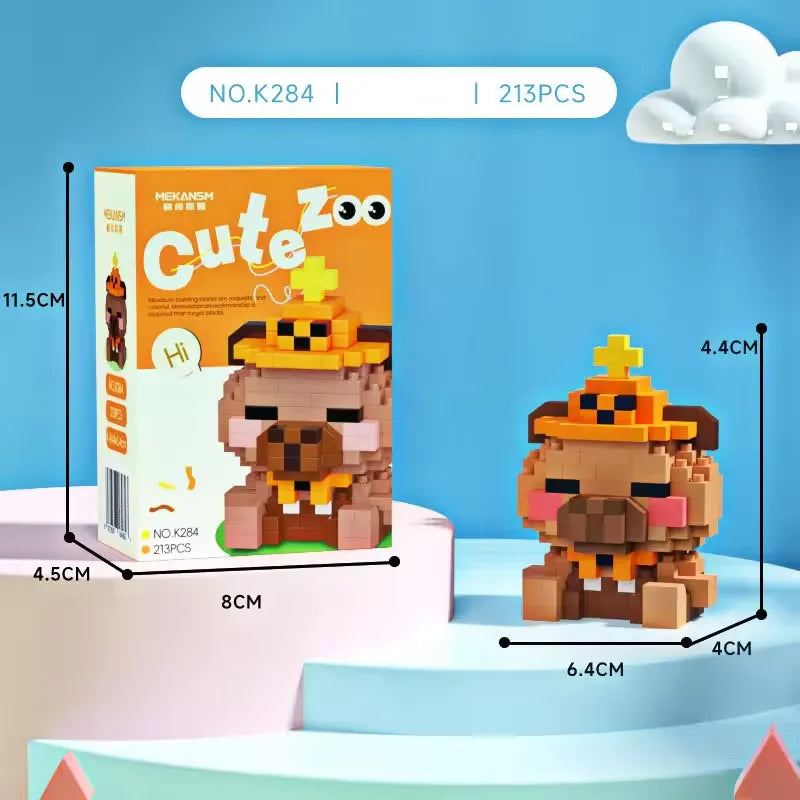 Cute Zoo Micro Building Blocks