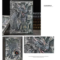 Vintage Retro Roaring Dragon Notebook
