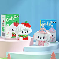 Cute Zoo Micro Building Blocks