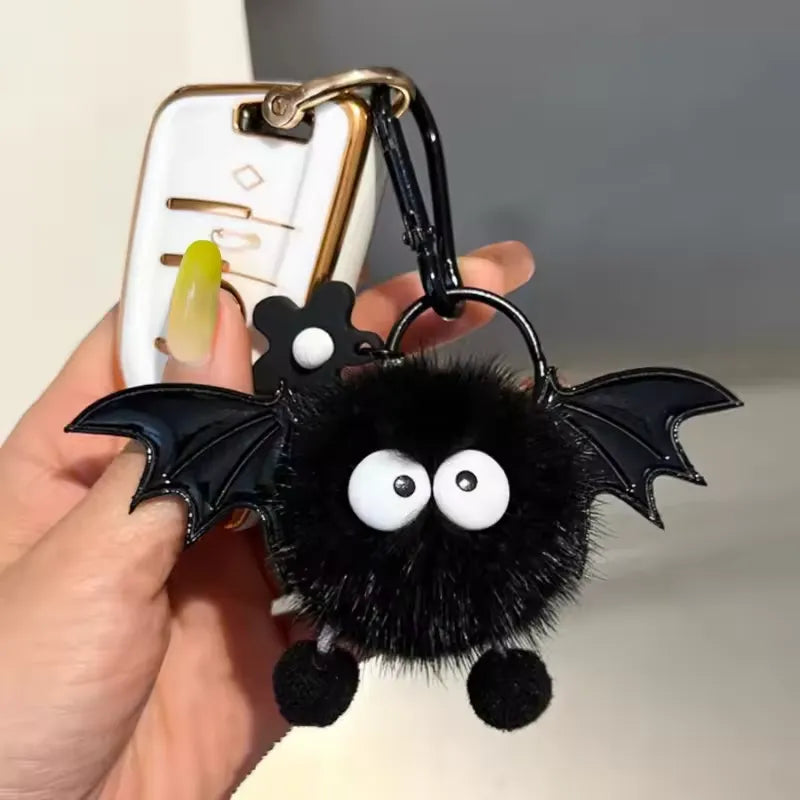 Night Soot Bat Plush Keychain