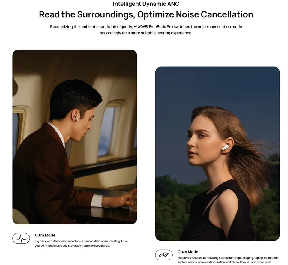 Huawei FreeBuds Pro Active Noise Cancellation Earbuds