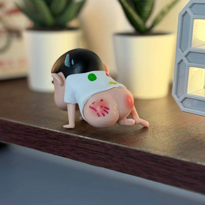 Shinichan Red Butt Action Figure