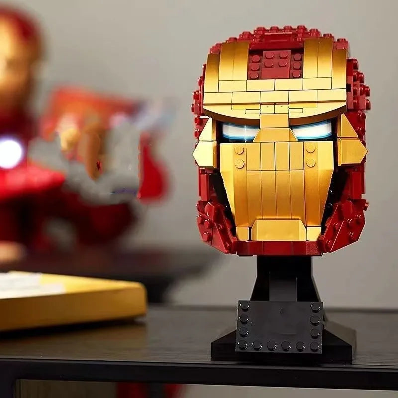 Superhero Helmet Building Blocks
