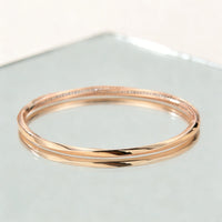 Luxury Mobius Twist Starry Sky Bangle