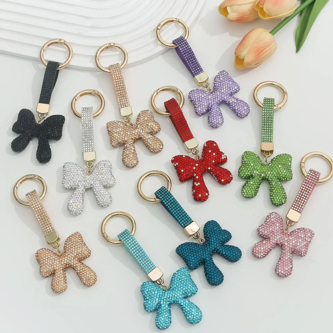 Monarch Sparkle Wings Luxury Keychain