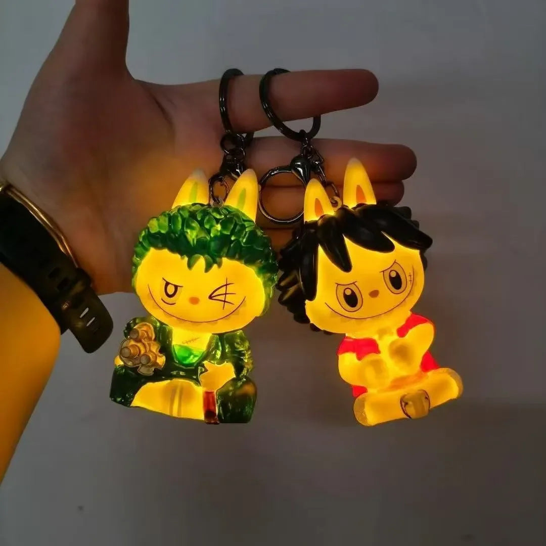 Labubu Monsters One Piece LED Keychain
