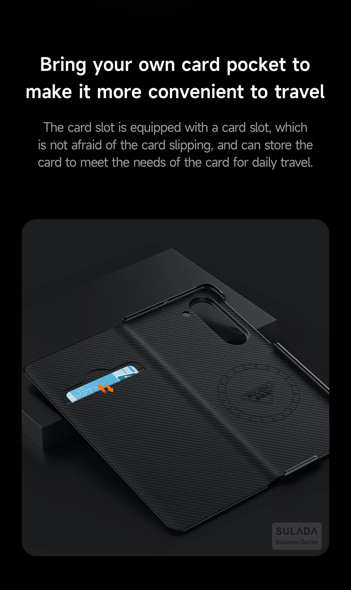 SULADA Carbon Fiber Armor Case (For Z Fold)