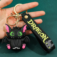 Toothless & Light Fury Elite Dragon Keychains