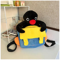 Fuzzy Pingu Pal Plush Backpack