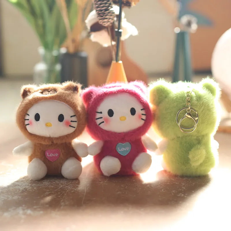 Hello KT Love Costume Keychain