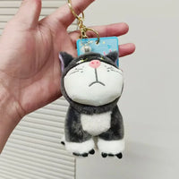 Lucifer Cat Grim Attitude Keychain