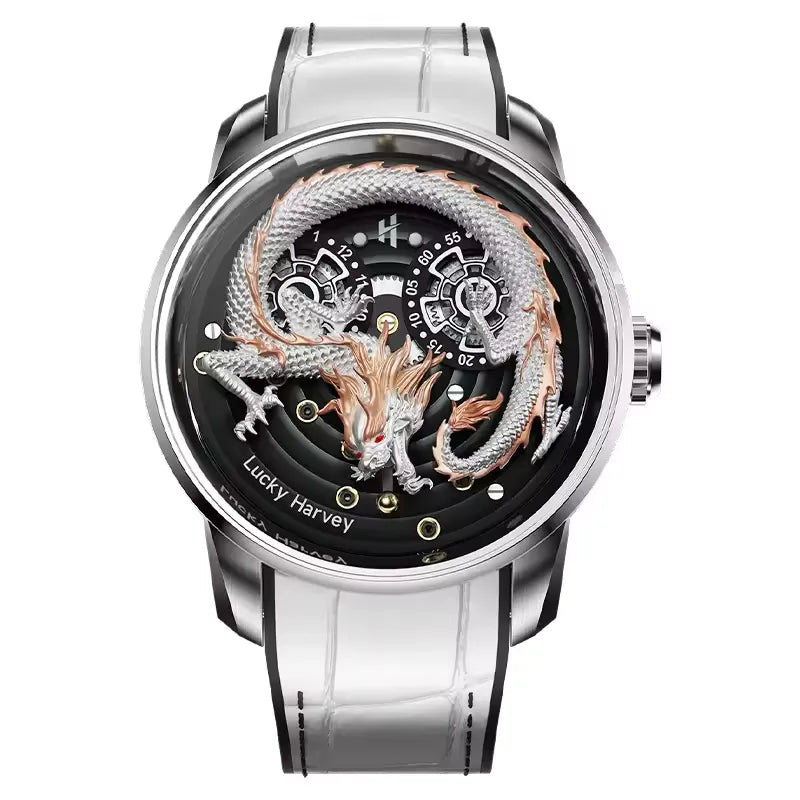 Lucky Harvey Master Series Golden Dragon Mechanical Watch