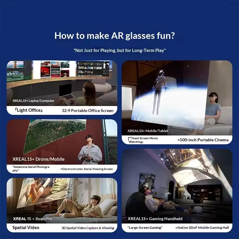 XREAL 1S Micro-OLED AR Glasses