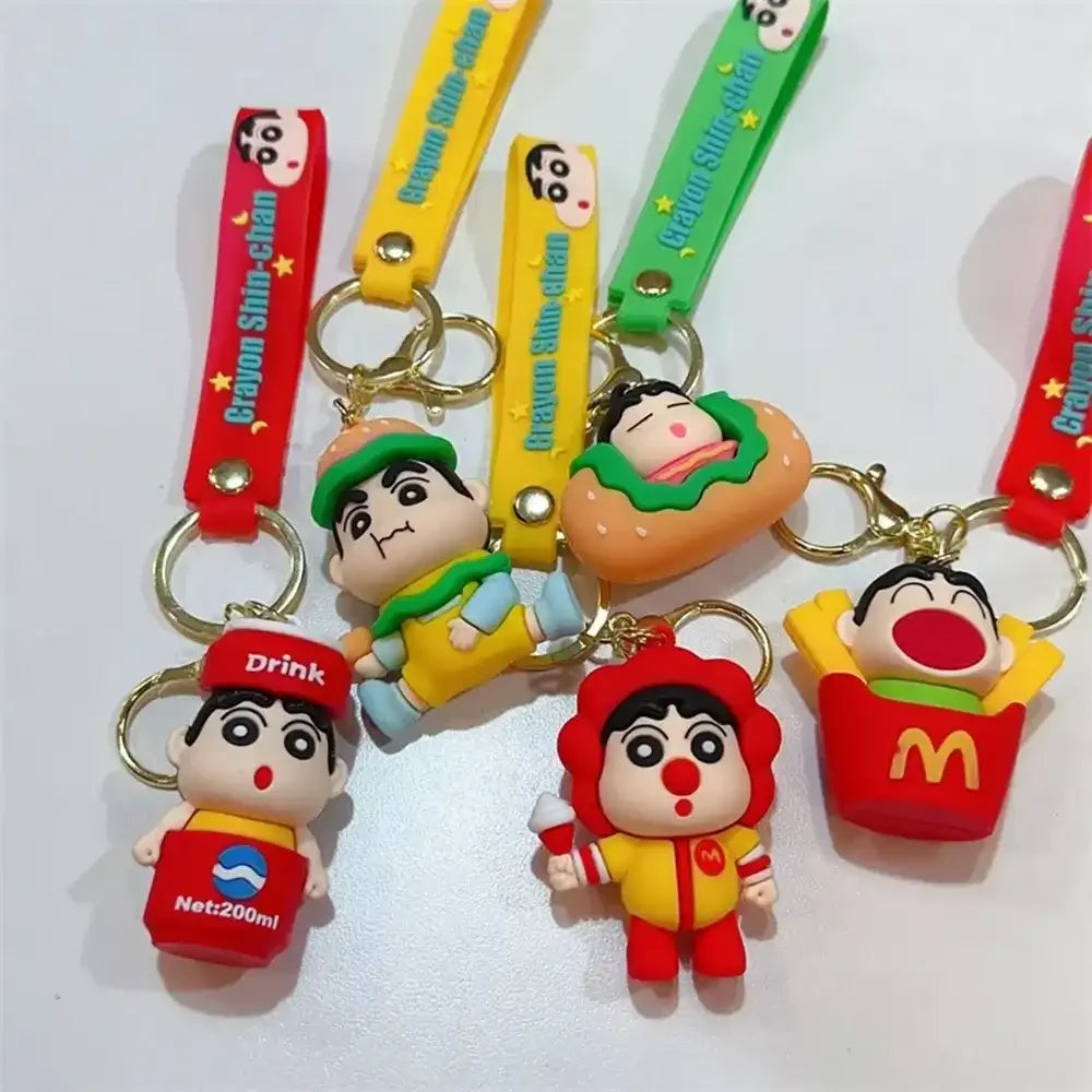Shinichan Snack Time Keychain