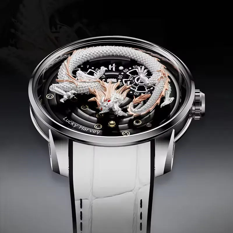 Lucky Harvey Master Series Golden Dragon Mechanical Watch