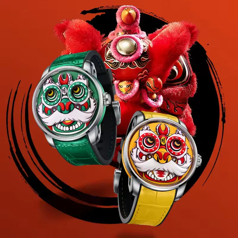 Lucky Harvey Imperial Dynasty Lion Dance Mechanical Watch