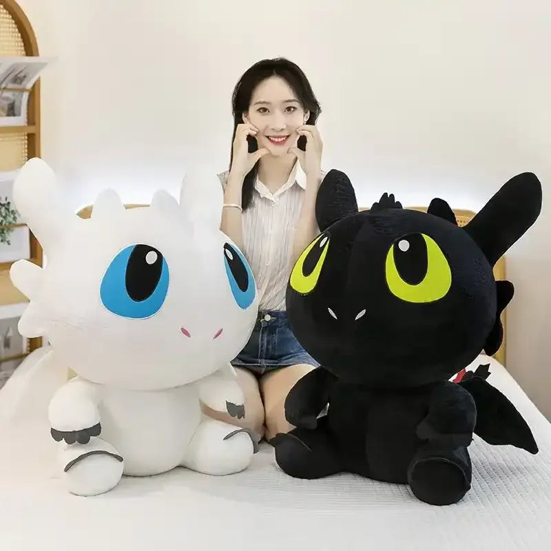 Night & Light Fury Chibi Style Plush (30 cm)