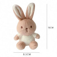 Chocolate Bunny Plush Keychain