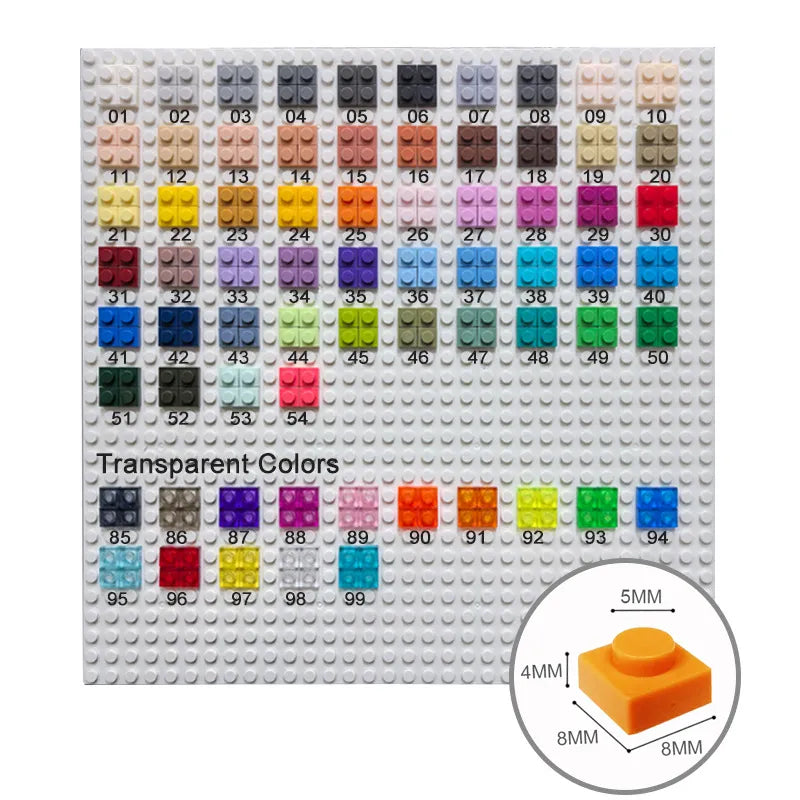 Girl with a Pearl Earring Pixel Art Blocks (3072 Pcs)