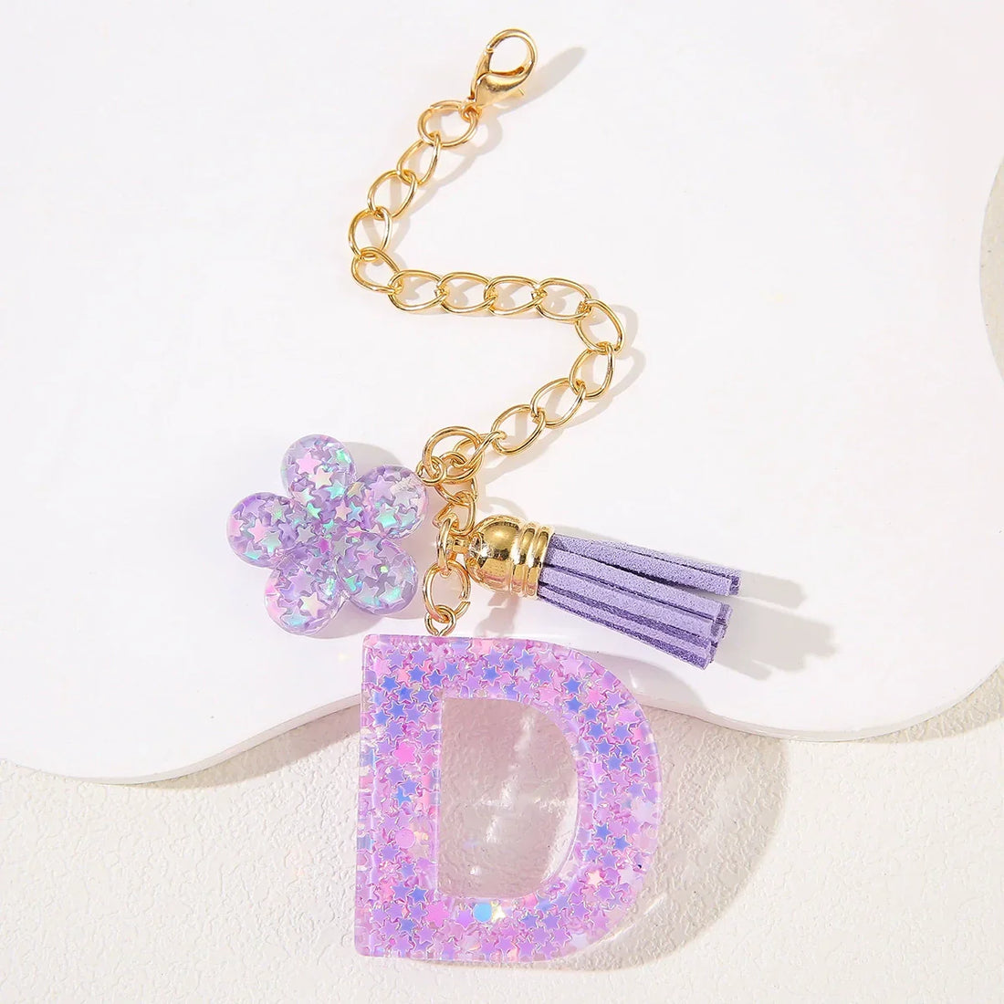 Butterfly Liquid Luxe Letter Charm