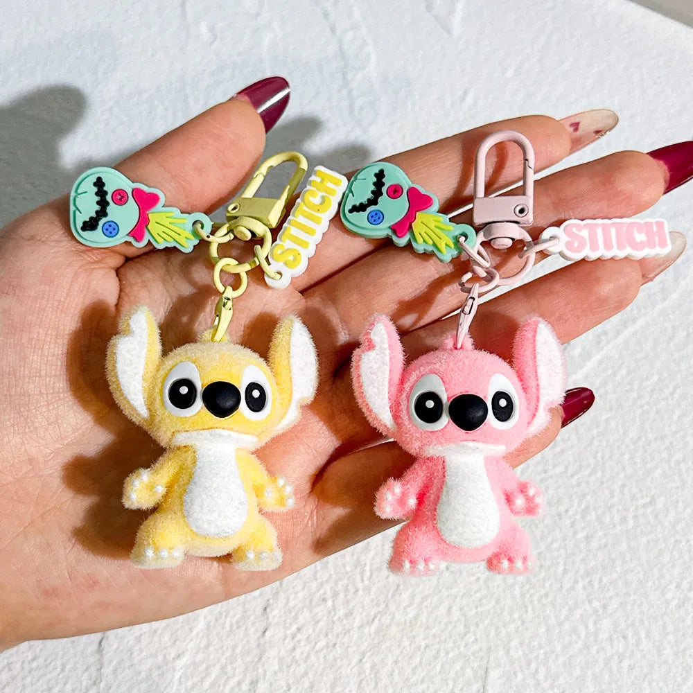 Cosmic Alien Fuzzy Feels Keychain