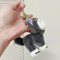 Lucifer Cat Grim Attitude Keychain