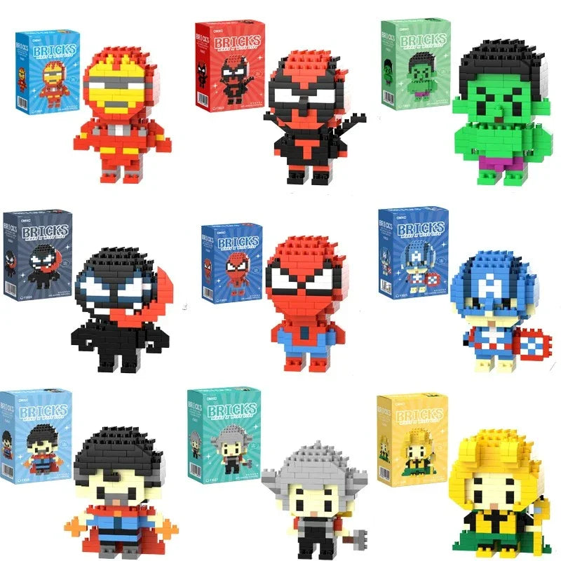 Bricks Superheroes Micro Building Blocks