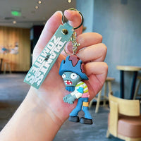 Quirky Plants vs Zombies 3D Keychain