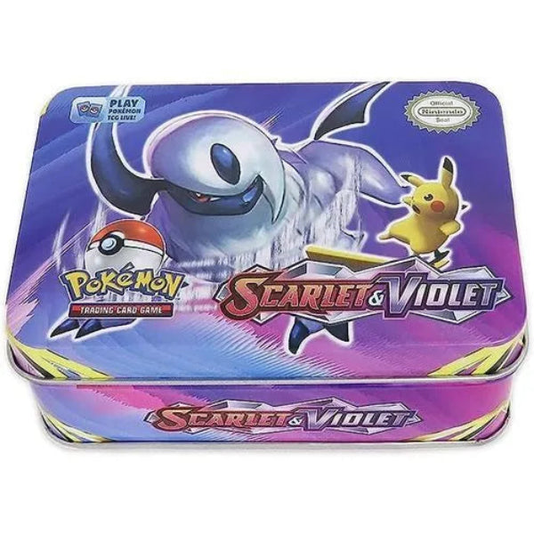 Pokemon Scarlet & Violet Collector Tin Trading Card Set
