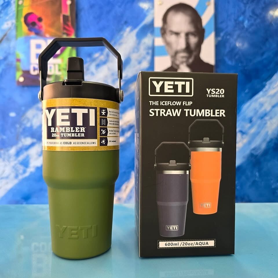 YETI Rambler IceFlow Flip Straw Cup (20 oz)