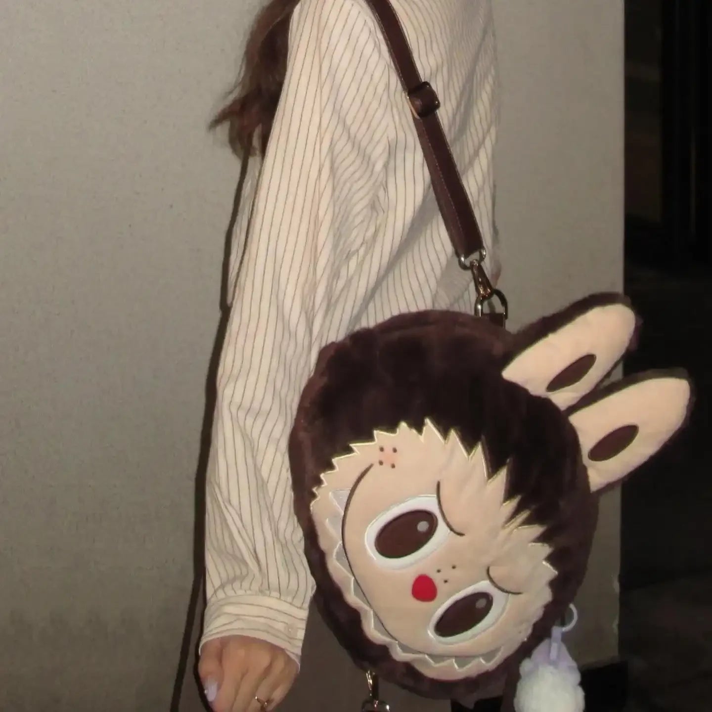 Sac à dos en peluche Labubu Big Head 