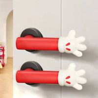 Mickey Hands Anti-Collision Door Handle Cover