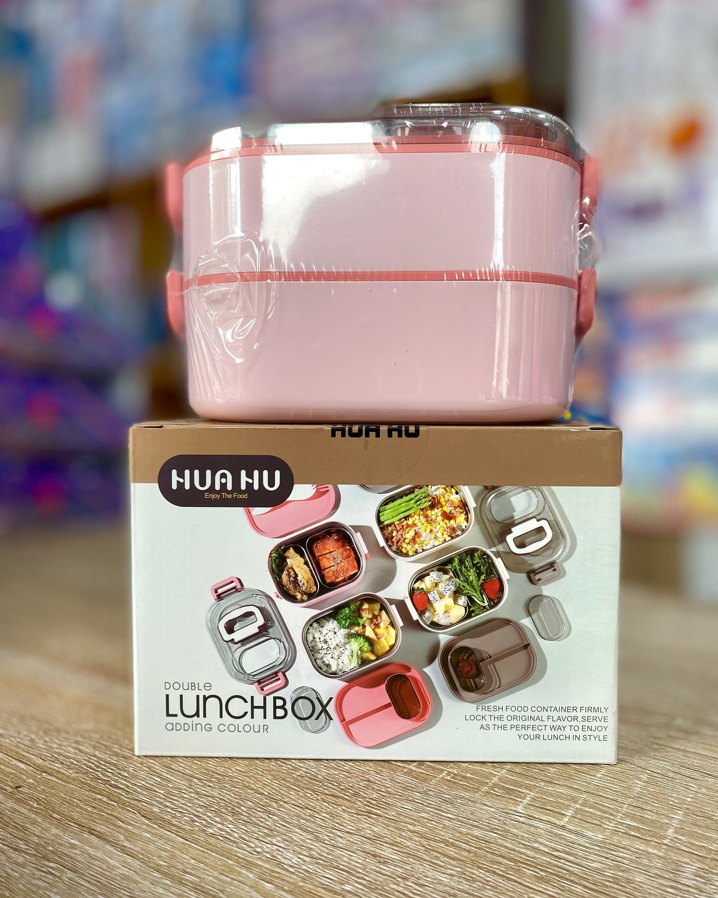 Hua Hu Fresh Lock Steel Lunch Box