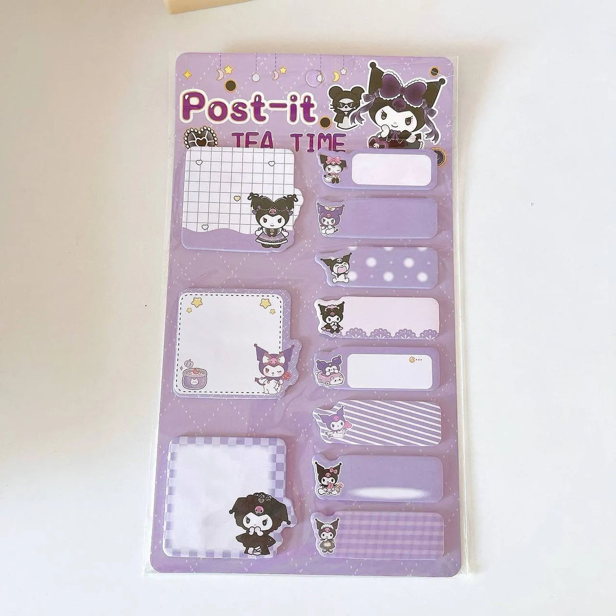 Kuromi Tea Time Multi-Tab Sticky Notes