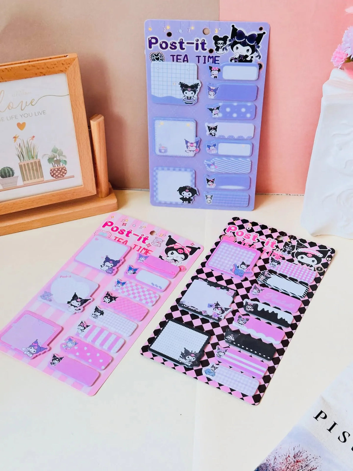 Kuromi Tea Time Multi-Tab Sticky Notes